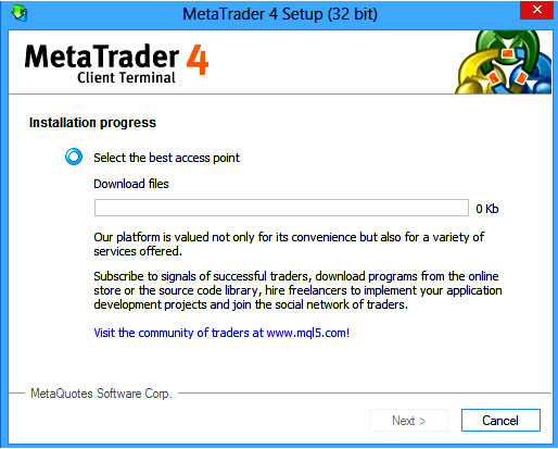 metatrader 4 installation