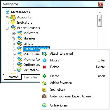 metatrader 4 navigator